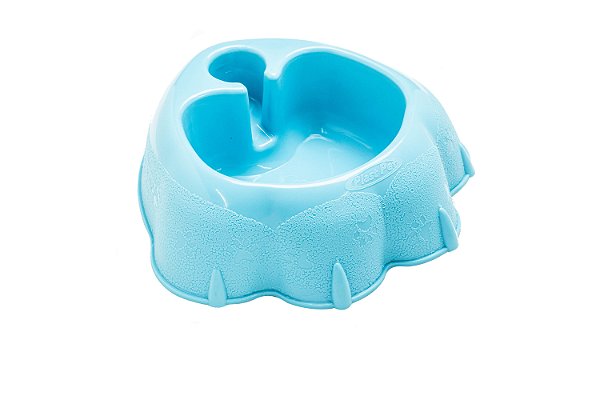 Bebedouro Para Cães Com Suporte Para Garrafa Pet Medio Azul