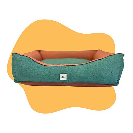 Cama Dupla Face verde/laranja