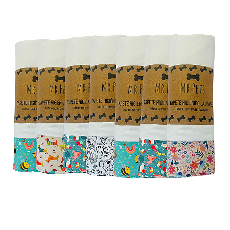 Kit com 7 TaPets Laváveis | Tamanho P