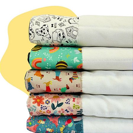 Kit com 5 TaPets Laváveis | Tamanho G
