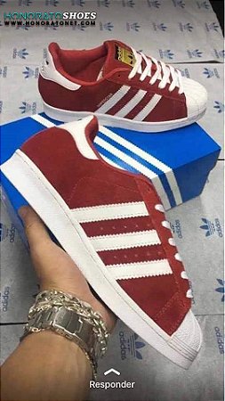 adidas star vermelho
