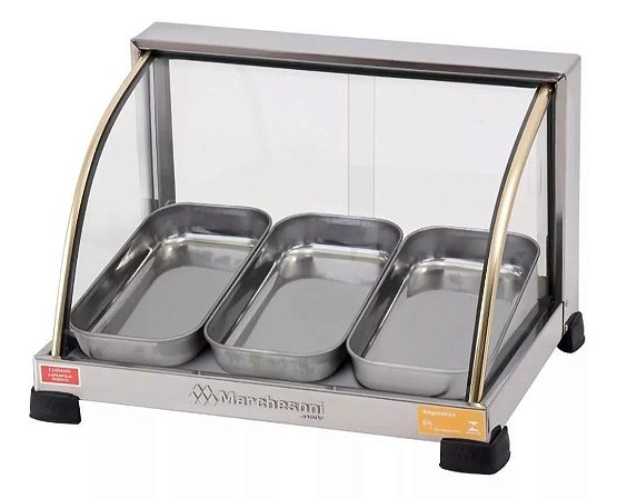 VITRINE ESTUFA 03 BANDEJAS MARCHESONI 127V