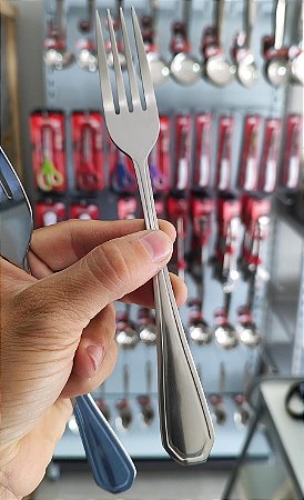 JOGO DE GARFOS DE MESA/CHURRASCO INOX C/12 PEÇAS LINHA PREMIUM