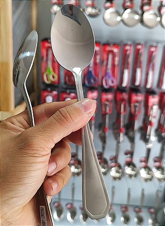JOGO DE COLHERES DE MESA/CHURRASCO INOX C/12 PEÇAS LINHA PREMIUM