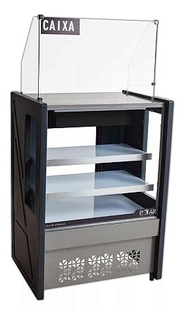 VITRINE CAIXA POLAR COM LED 0,80 CM