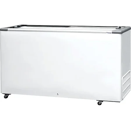 FREEZER HORIZONTAL FRICON TAMPA DE VIDRO 503 LITROS HCED 503 V BRANCO 127V