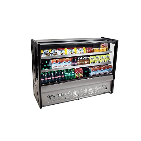 BALCÃO REFRIGERADO POLAR 2 PLACA FRIAS PRETO PLATINUM PBR 080