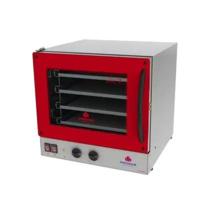 FORNO TURBO ELÉTRICO PROGÁS FAST OVEN ANALÓGICO VERMELHO PRP 004 G2 127V