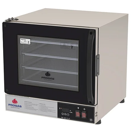 FORNO TURBO ELÉTRICO FAST OVEN DIGITAL PRETO PROGÁS PRP 004 PLUS 220V
