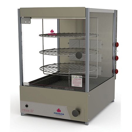 FORNO MULTIUSO COMPACTO PROGÁS A GÁS 30kg 12 FRANGOS PRP 124G BIVOLT