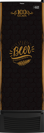 Cervejeira Vertical Conservador 569 Litros Frost Free Porta Cega Adesivada 127v VCFC 569 C