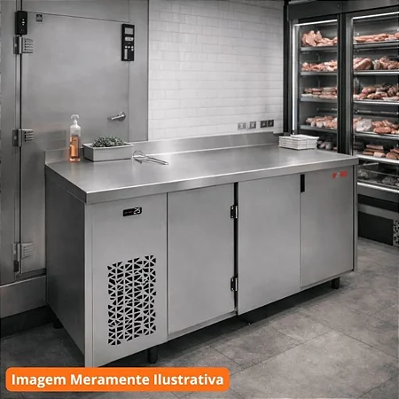 Balcão de Encosto Polar Inox BFEI-150 127v