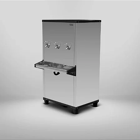 Bebedouro Inox 100 Litros 3 Torneiras Com Filtro 127V - Unimax