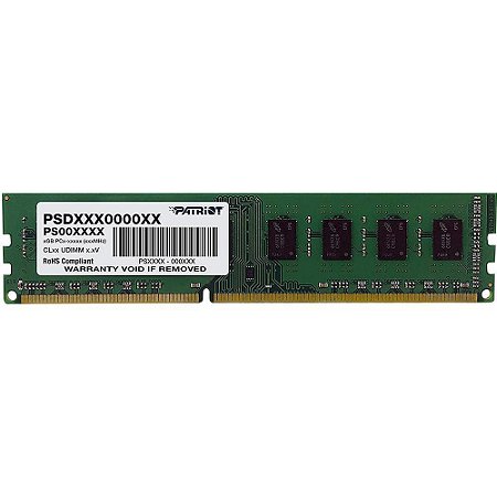 Memória Desktop DDR3 4gb Patriot 1600mhz PC3-12800-CL11