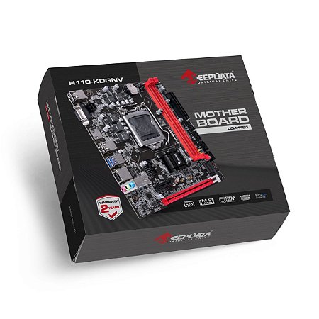 Placa Mãe 1151p Keepdata H110-KDGNV M2 Vga Hdm Lan Giga DDR4