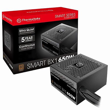 Fonte ATX 650w Thermaltake Smart BX1 80 Plus Bronze