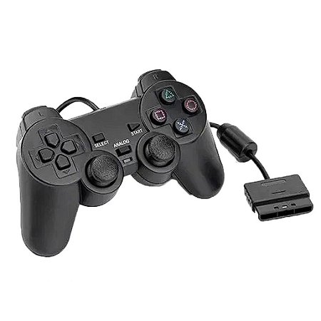 Controle Playstation 2 Analog C/ Fio