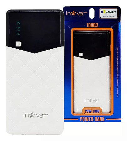 Carregador Portatil 10000mah Power Bank 3 Usb POW-1068