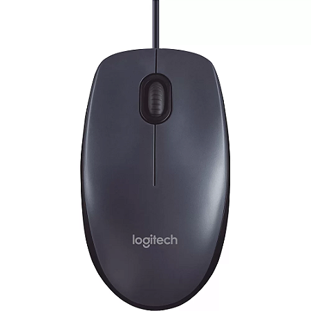 Mouse Usb Logitech M100 Preto