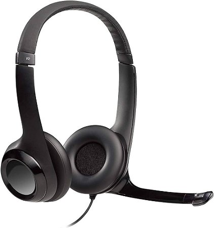 Fone Headset Logitech H390 Usb Preto