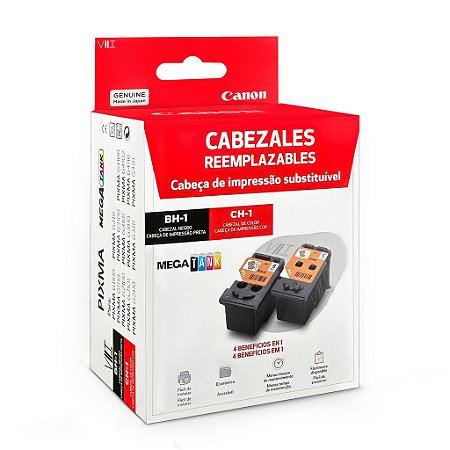 Kit Cabeça Impressão Canon BH-1 CH-1 G2110 G3110 G4110  Preto e Color