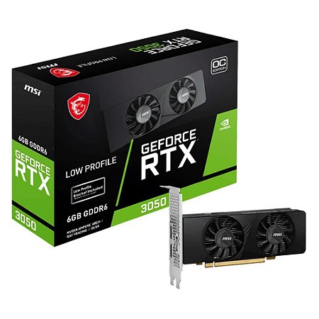 Placa Video 6gb RTX3050 MSI Gddr6