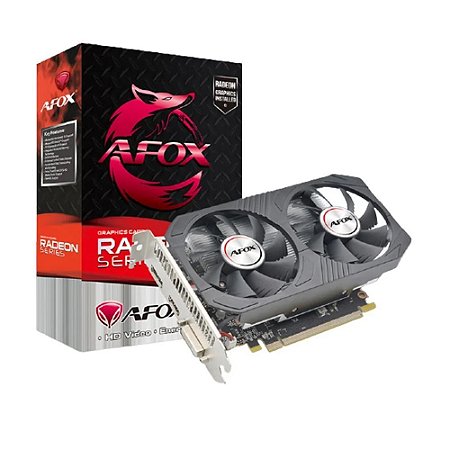 Placa Video 4gb RX550 Afox Gddr5 Dual Fan