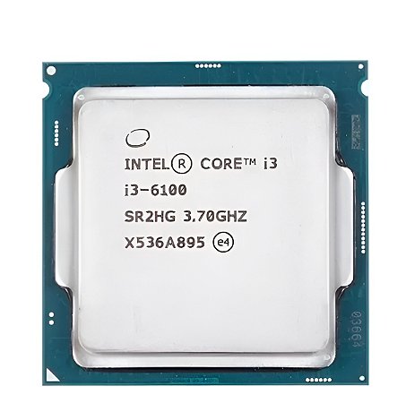 Processador Intel 1151p Core I3 G6 6100 3.7ghz S/ Cooler - OEM