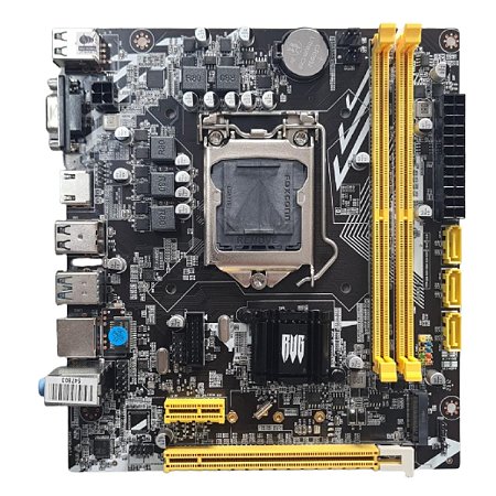 Placa Mãe 1151p Revenger G-H110 G6 7 8 Hdmi DDR4 Giga Lan