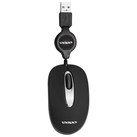 Mouse Usb Retrátil Satellite A80 Preto