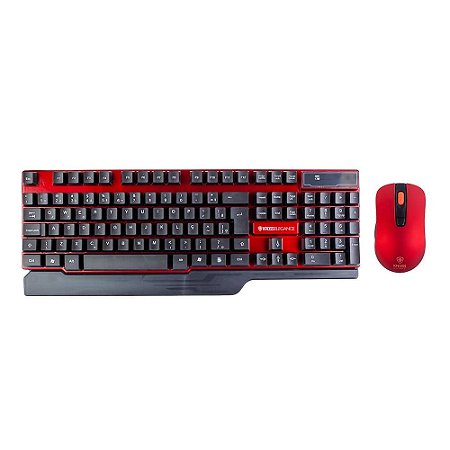 Combo Teclado Mouse Gamer Sem Fio Kross KE-KM553V1