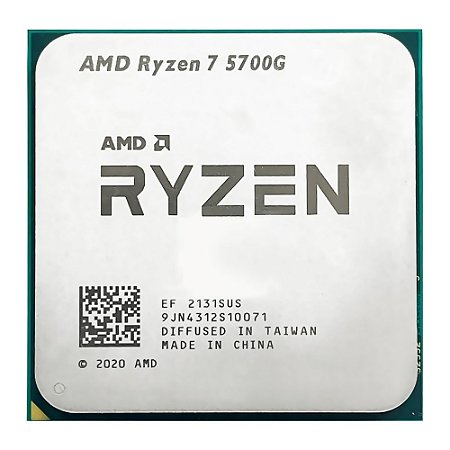 Processador AMD AM4 Ryzen 7 R7 5700G 4,6ghz 20mb - OEM