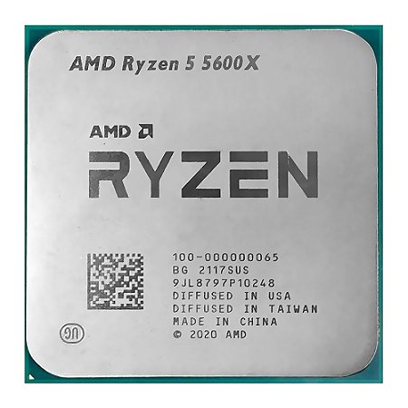 Processador AMD AM4 Ryzen R5 5600X 4,6ghz 35mb S/ Video OEM