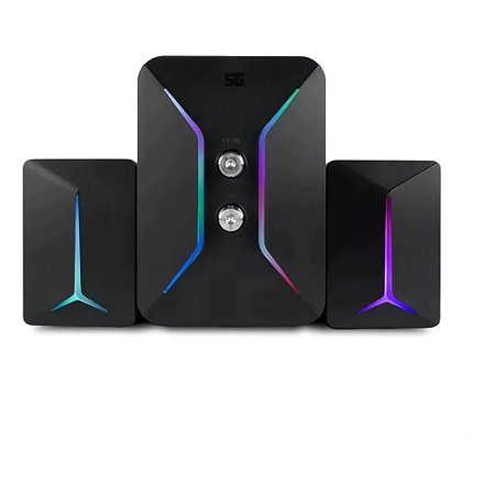Caixa Som Gamer Eletromex EL-6008 RGB