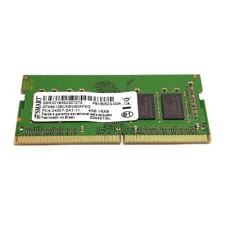 Memória Notebook Ddr4 4gb Smart PC4 2400T 2400mhz