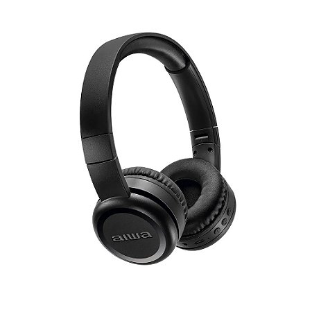 Fone Headphone Bluetooth Aiwa AWS-HP-03-B C/Mic Preto