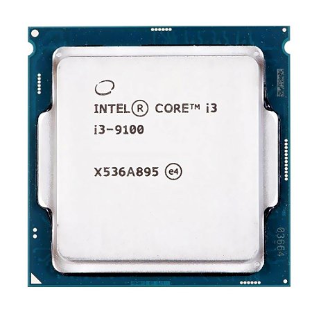 Processador Intel 1151p Core i3 9100 3.6ghz 6mb OEM