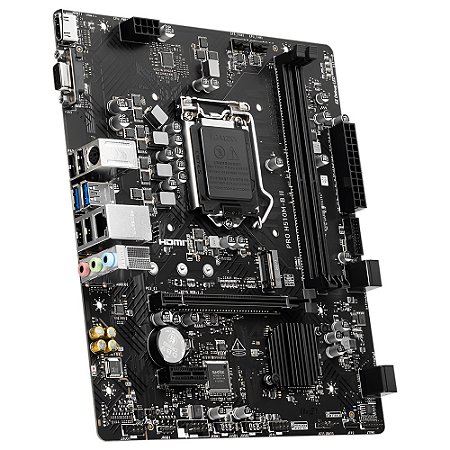 Placa Mãe 1200p MSI Pro H510M-B II Hdmi VGA M.2 DDR4