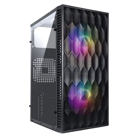 Gabinete Gamer Vinik Wave Preto S/ Fonte