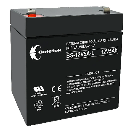 Bateria Nobreak 12v 5ah Coletek Tech BS-12V5A