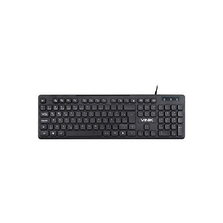 Teclado Usb Vinik TC100 Slim Multimidia Cabo 1,80m