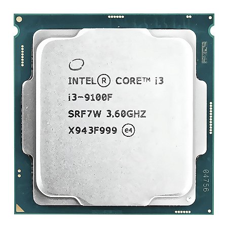Processador Intel 1151p Core I3 9100F 3.6ghz G9 - OEM