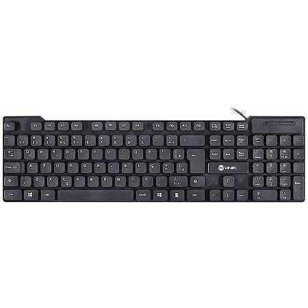 Teclado Usb Vinik Dynamic Chocolate DT160 Preto