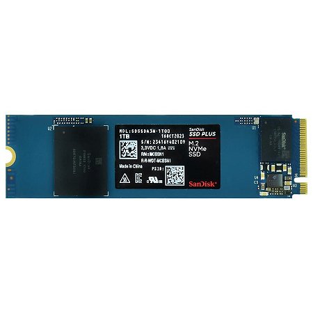 SSD M.2 1tb Sandisk Plus G26 Nvme Gen3.0z