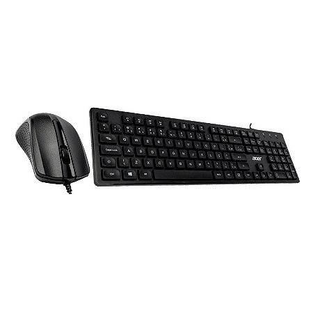 Combo Teclado Mouse Usb Acer Office ABNT2