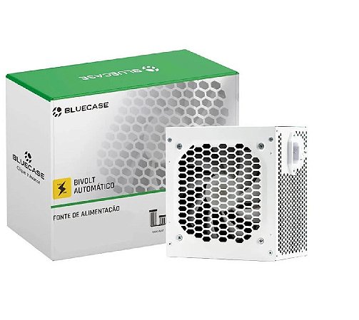Fonte Atx 600w Bluecase BLU600-ATPS Bivolt Auto Branco