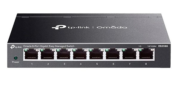 Switch Rede 08P Tp-Link Omada ES208G 1000mbps