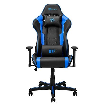 Cadeira Gamer Draxen DN2 Preto e Azul Reclinável