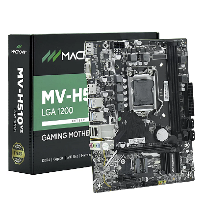 Placa Mãe 1200p Macrovip MV-H510.V2 M.2 DP Hdmi VGA DDR4