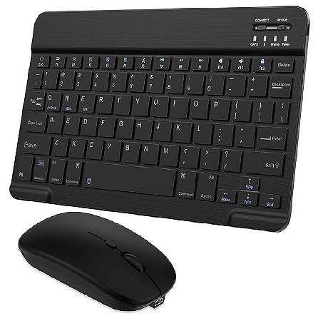 Combo Teclado Mini Mouse Sem fio Bluetooth Wireless OEM